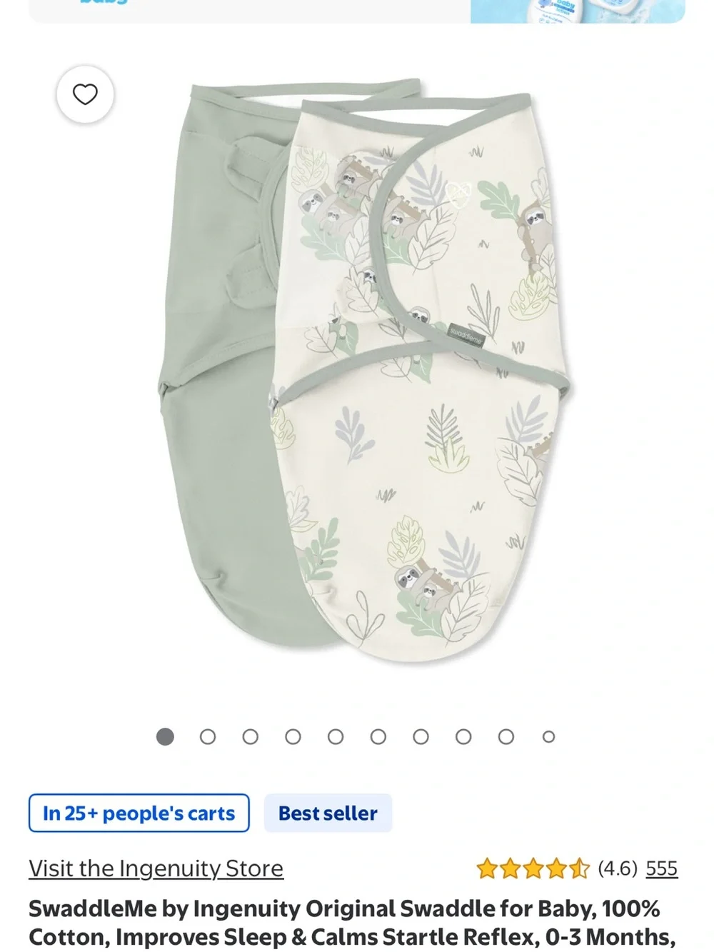 NWT SwaddleMe 2-pack